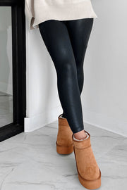 Stretchy poly-blend leggings with high elasticity for all-day comfort