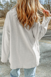 Soft cotton-blend black shacket for easy daily layering
