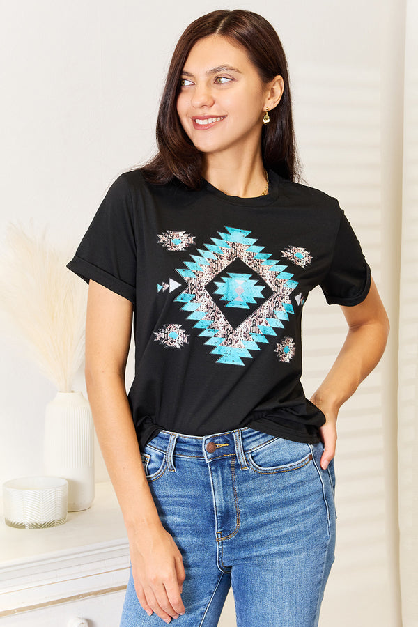 Simply Love Graphic Tee — Short Sleeve Womens Top