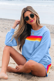 Beau Blue matching shorts with comfortable rise and short inseam