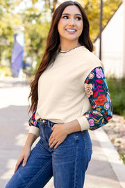 White textured knit top styled for everyday wear