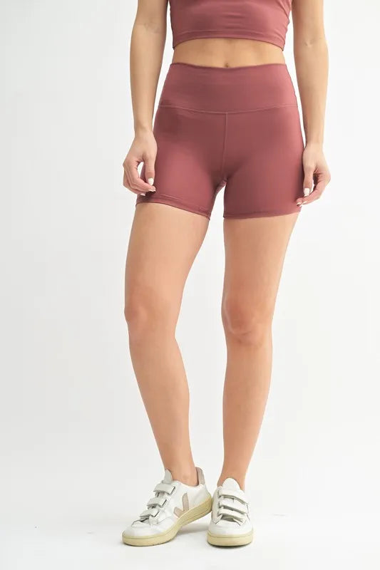 Venice Cloud Light Contour Biker Shorts — Mono
