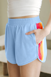 High waist shorts styled for workouts and yoga