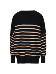 Cozy thick knit pullover styled for cool-weather everyday wear