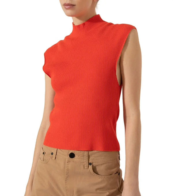 Knitted Sleeveless Vest Top