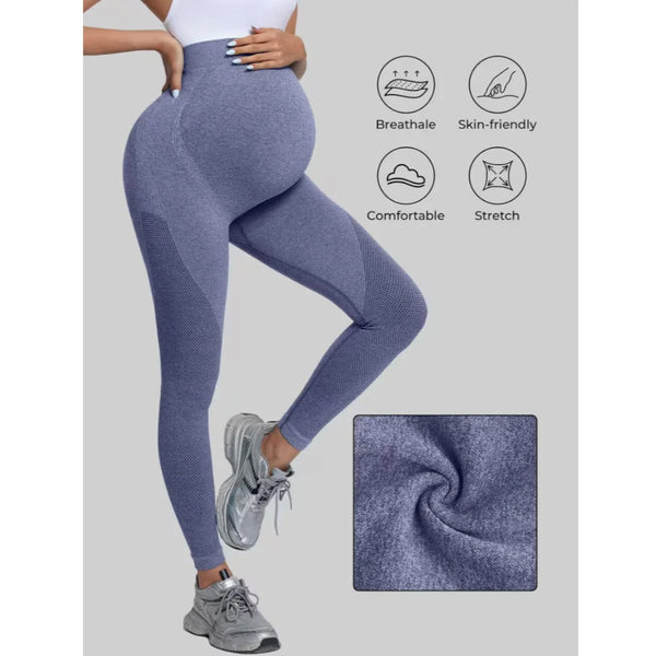 Maternity Leggings — High Waist Abdominal Support Yoga & Pilates Pants