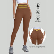 Full-length Maanga yoga pants in breathable spandex nylon blend
