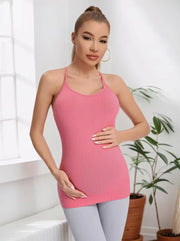 Quick-dry maternity tank in lightweight 220g fabric