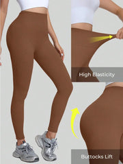 Maanga seamless leggings with V-shaped high waistband