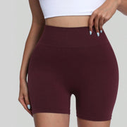 Maanga seamless high waisted yoga shorts with scrunch butt design