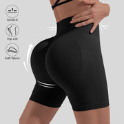 Lightweight spandex nylon workout shorts for a second-skin feel
