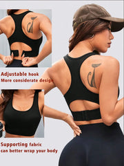 Quick-dry sweat-wicking sport bra tank top