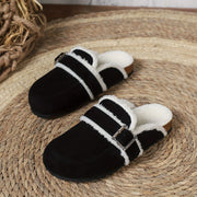 Cozy Bohemian slippers with grippy rubber outsole