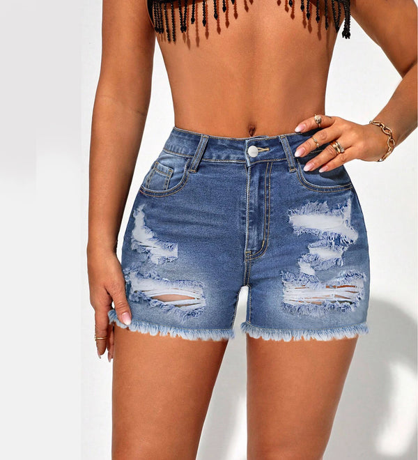 Blue Jeans for Women – Mid-Waist Boyfriend Denim in Light Wash