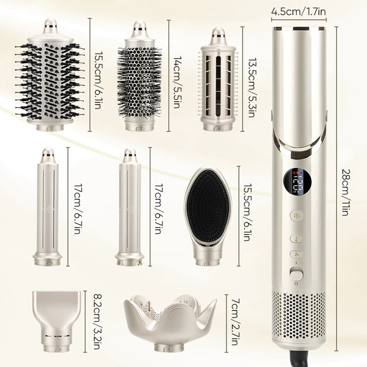 8 in 1 Air Styler Hair Styling Tools Professional Salon Multi Styler Automatic Wrap Curlers Ionic 110000RPM Hair Blow Dryer