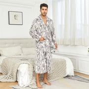 Plus size flannel pajama set with modern, simple styling