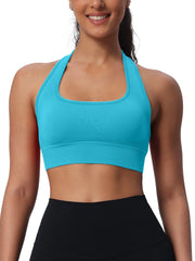 Supportive straps sports bra for high-intensity workouts