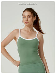 Soft 220g ribbed knit crop top for women