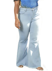 Maanga high waist flare jeans in Light Blue 3180