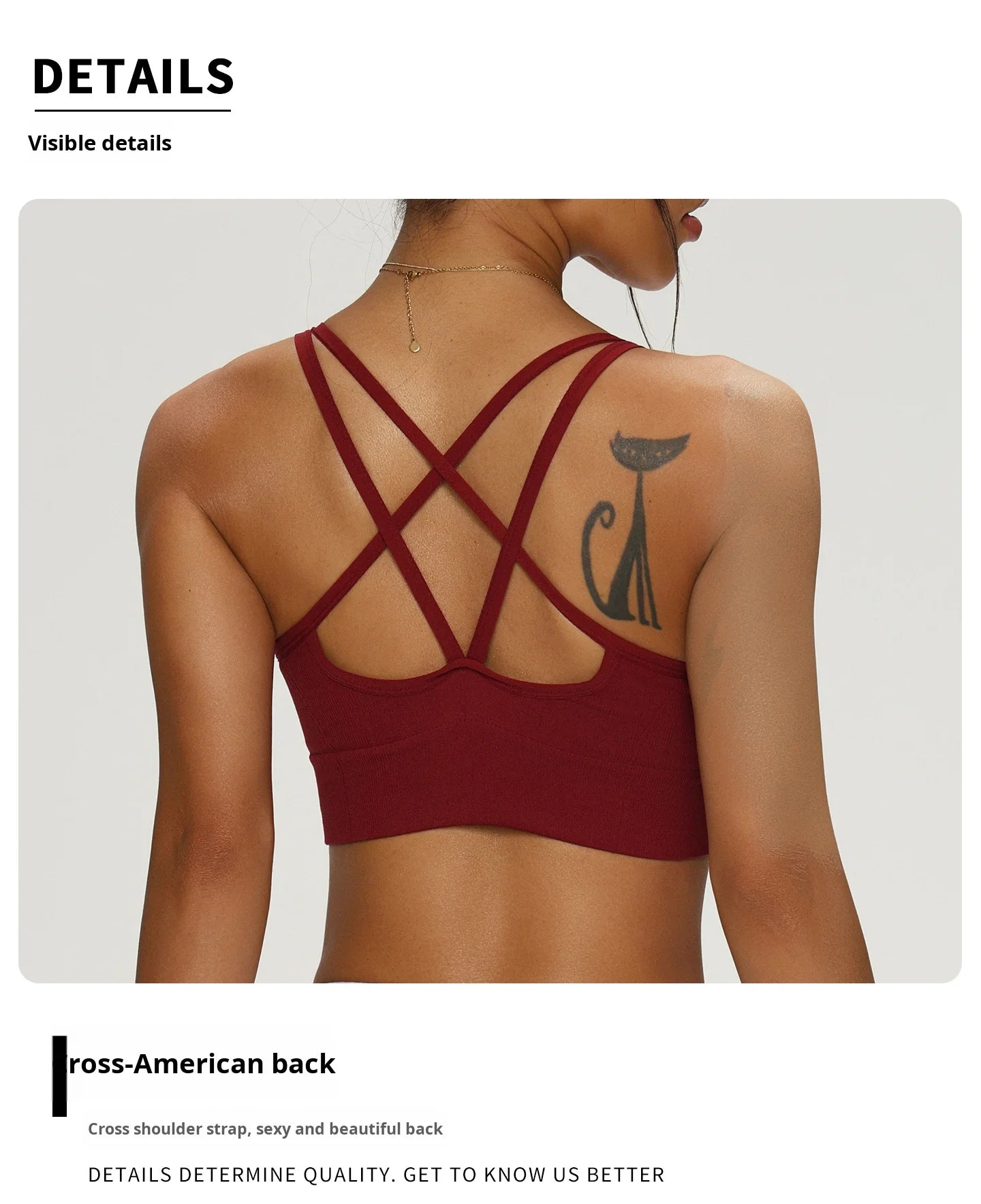 Women's Sports Bras Quick-Dry Breathable Yoga Bra Beautiful Back Naked-Feel Fitness Top for Sports