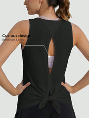 Cloudweight Workout Tank featuring a modern open back design