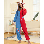 Soft 240-gram fleece black onesie with relaxed casual fit