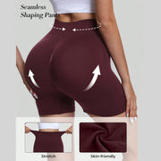 Maanga seamless yoga shorts in lightweight breathable fabric