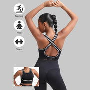 Maanga breathable seamless sports bra for running and training