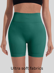 Textured scrunch back shorts that flatter your shape