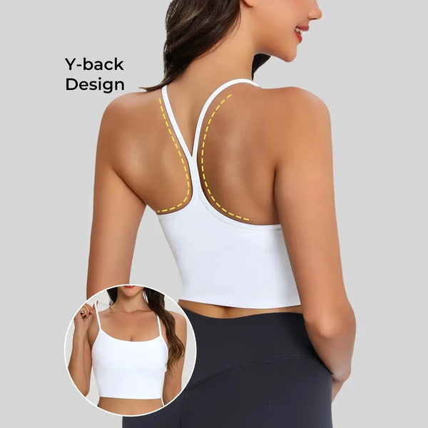 Beautiful Open-Back Quick-Dry Running Sports Bra