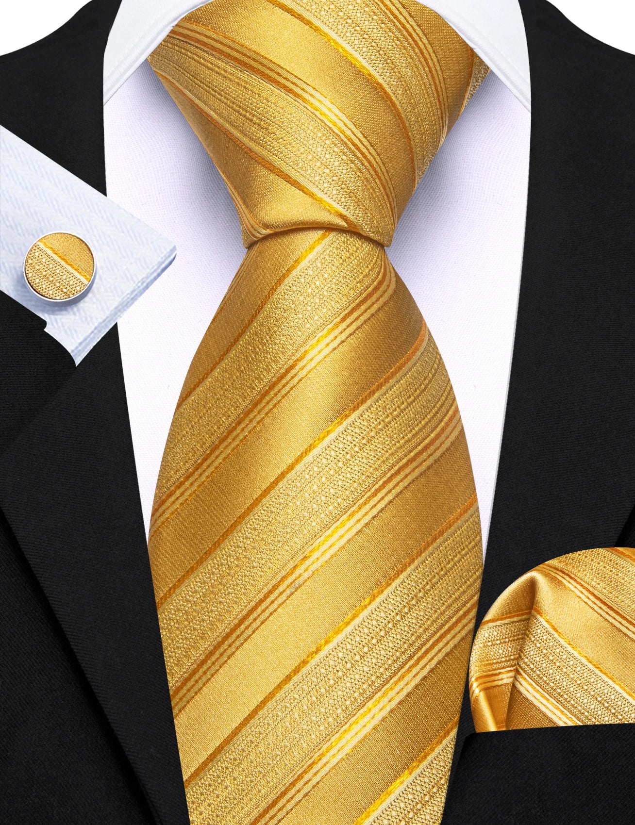 Free Shipping Business Design Jacquard Paisley Mens Silk Tie Gift Tie Cufflinks Hanky 3pc One Set