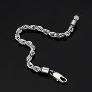 Tarnish-free 18k gold plated twisted rope bracelet, statement style