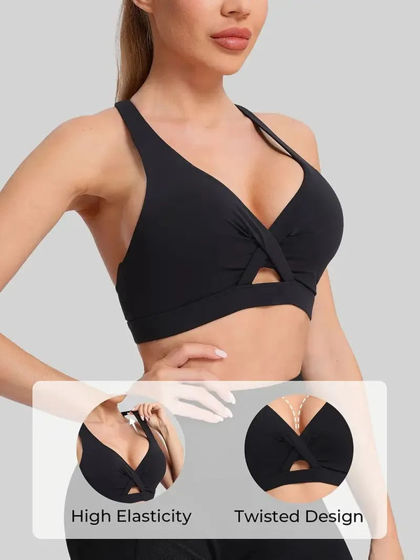 Lightweight Breathable Fitness Yoga Sports Bra