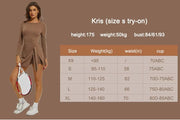 Slim-fit one-piece skort with built-in skirt and shorts