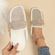 Maanga home slippers with round-toe fit for relaxed comfort