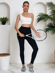 Seamless women's activewear tank built for movement and stretch