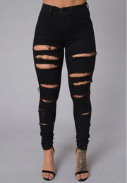 Maanga high-waist pencil pants with elastic smoothing waistband