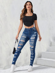 Maanga mid-rise skinny denim jeans, casual to dressed-up