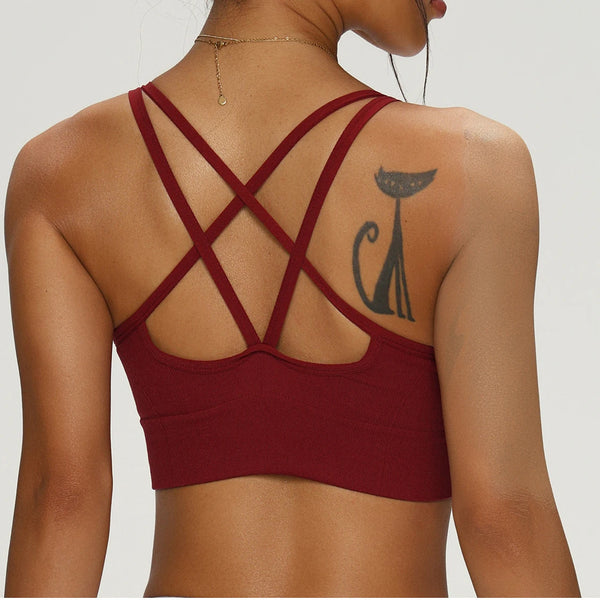 Women's Quick-Dry Seamless Yoga Sports Bra