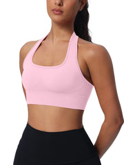 Quick-dry sweat-wicking sports bra for cardio and yoga
