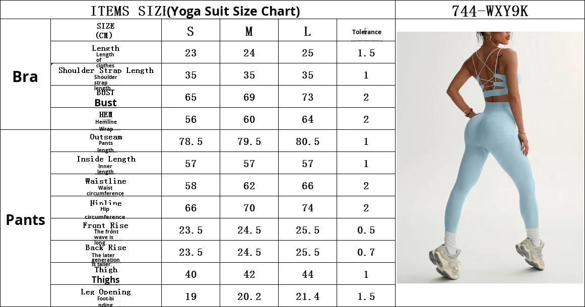 Women's Seamless Breathable Yoga 2 Piece Sets High Support Crisscross Straps Backless Sports Bra Butt Lifting Pants