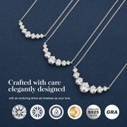 Maanga 1.7 carat lab-created diamond heart pendant close-up