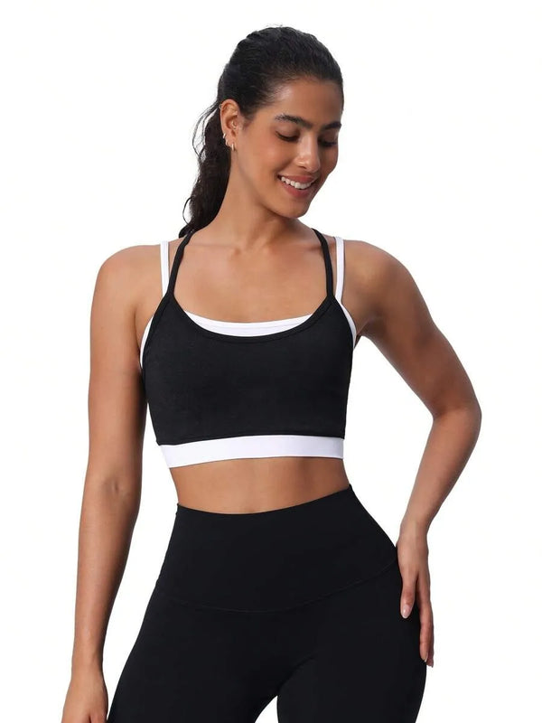 Cross-Strap Quick-Dry Yoga Sports Vest