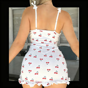 Satin Robe Set with matching bra and panty in soft breathable fabric