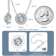 Maanga sterling silver moissanite set arriving ready to gift