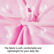 Elegant long flannel bathrobe for post-shower wear