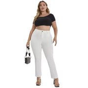 Mid Waist Plus Size Jeans in soft polyester cotton blend