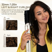 Ionic Air Styler LED display with 3 speed and 3 temperature settings