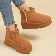 Maanga winter ankle boots with thick grippy rubber sole