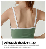 Ribbed knit crop tank in breathable quick-drying fabric